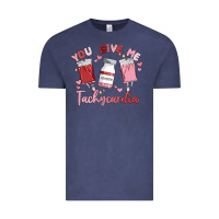Vintage Denim you give me tachycardia Vintage Tee - MaliasSmallBusiness