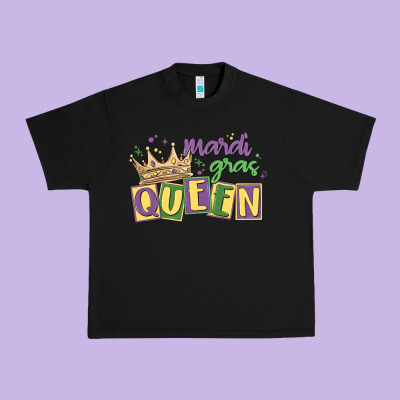 Mardi Gras Queen Urban Heavy Tee Designed By Maliassmallbusiness