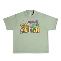 Oil Green mardi gras queen Urban Heavy Tee - MaliasSmallBusiness