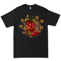 Black boots wood slice ornament Premium Tee - JahusDesignShop