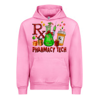 Fuchsia Pink pharmacy tech christmas Urban Hoodie - FaDigitalArtStudio