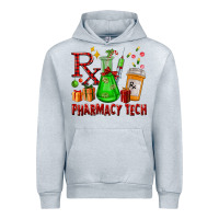 Heather Grey pharmacy tech christmas Urban Hoodie - FaDigitalArtStudio