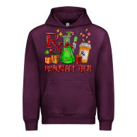 Mauve Wine pharmacy tech christmas Urban Hoodie - FaDigitalArtStudio