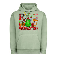 Pigment Oil Green pharmacy tech christmas Urban Hoodie - FaDigitalArtStudio