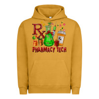 Pigment Peanut Butter pharmacy tech christmas Urban Hoodie - FaDigitalArtStudio