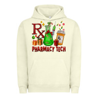 Pigment Pistachio pharmacy tech christmas Urban Hoodie - FaDigitalArtStudio