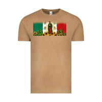 Vintage Camel lady of guadalupe mexican flag Vintage Tee - JahusDesignShop