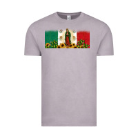 Vintage Zinc lady of guadalupe mexican flag Vintage Tee - JahusDesignShop
