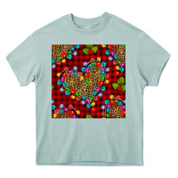 Arona christmas lights and leopard hearts seamless pattern Heavy Core Tee - BundleAndBundleShop