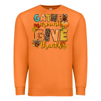 Carrot gather around and give thanks Premium Sweatshirt - CowGirlArtShop