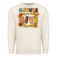 Sandshell gather around and give thanks Premium Sweatshirt - CowGirlArtShop