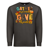 Smoke gather around and give thanks Premium Sweatshirt - CowGirlArtShop