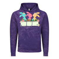 Cloud Purple easter bunny trio Vintage Hoodie - MaliasSmallBusiness