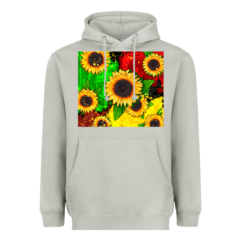 Juneteenth Sunflowers Heavyweight Hoodie by CowGirlArtShop | Teevron