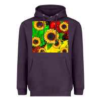 Plum juneteenth sunflowers Heavyweight Hoodie - CowGirlArtShop