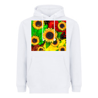White juneteenth sunflowers Heavyweight Hoodie - CowGirlArtShop