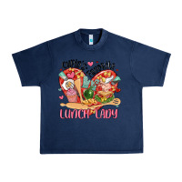 Navy cupids favorite lunch lady Urban Heavy Tee - MaliasSmallBusiness