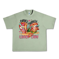 Oil Green cupids favorite lunch lady Urban Heavy Tee - MaliasSmallBusiness