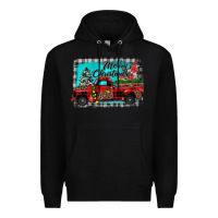 Black truck merry christmas Premium Hoodie - JahusDesignShop