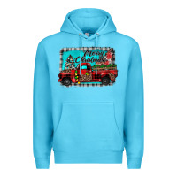 Ocean Blue truck merry christmas Premium Hoodie - JahusDesignShop