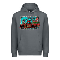 Rock truck merry christmas Premium Hoodie - JahusDesignShop