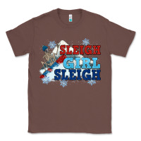 Chestnut winter sleigh girl sleigh Classic Tee - NancyCooperArtShop