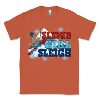 Copper winter sleigh girl sleigh Classic Tee - NancyCooperArtShop