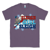 Lavender winter sleigh girl sleigh Classic Tee - NancyCooperArtShop
