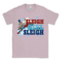 Lilac winter sleigh girl sleigh Classic Tee - NancyCooperArtShop