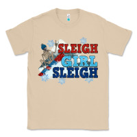 Mushroom winter sleigh girl sleigh Classic Tee - NancyCooperArtShop