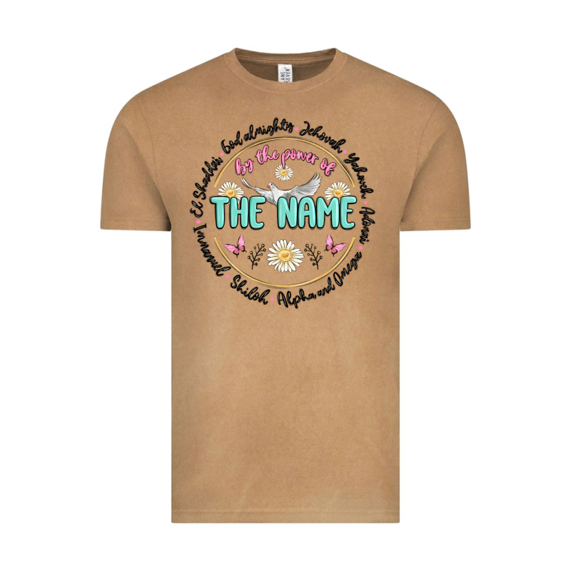 By The Power Of The Name Vintage Tee by MaliasSmallBusiness | Teevron