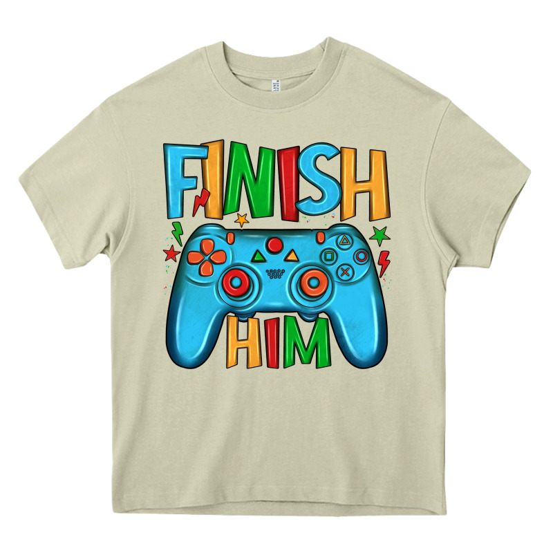 Finish Him Heavy Core Tee by JahusDesignShop | Teevron