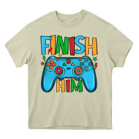 Mossy finish him Heavy Core Tee - JahusDesignShop