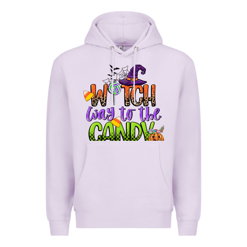 Witch Way To The Candy Premium Hoodie by CowGirlArtShop | Teevron