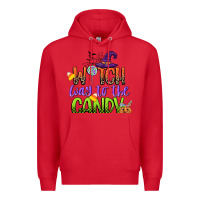 Red witch way to the candy Premium Hoodie - CowGirlArtShop