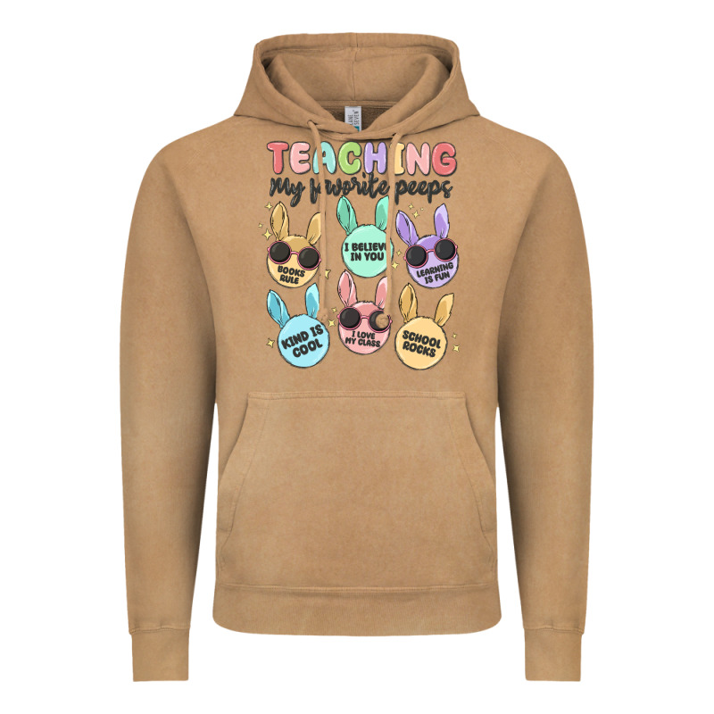 Teahing My Favorite Peeps Vintage Hoodie by MaliasSmallBusiness | Teevron