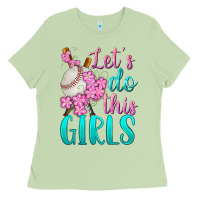 Matcha let's do this girls baseball Ladies Tee - BundleAndBundleShop
