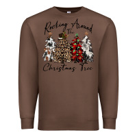 Chestnut rocking around the christmas tree Premium Sweatshirt - CowGirlArtShop