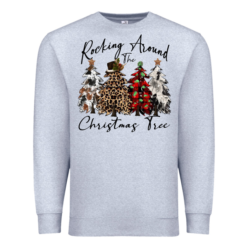 Rocking Around The Christmas Tree Premium Sweatshirt by CowGirlArtShop | Teevron