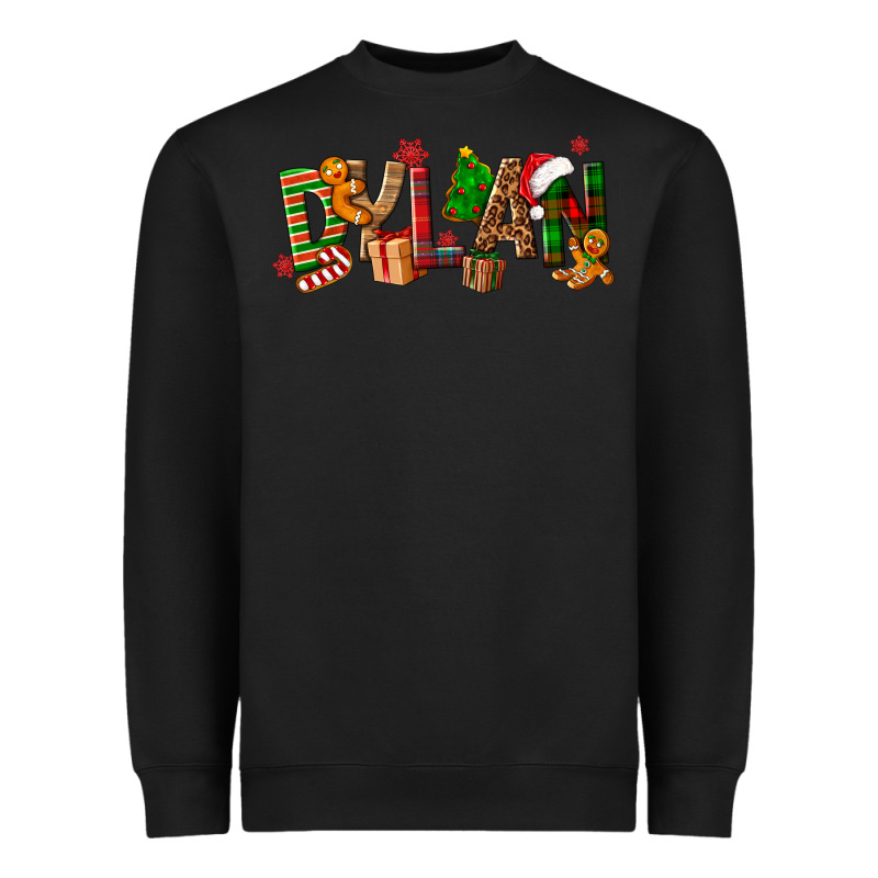 Personalized Christmas Themed Heavyweight Sweatshirt by NancyCooperArtShop | Teevron