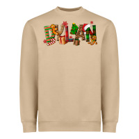 Mushroom Personalized Christmas Themed Heavyweight Sweatshirt - NancyCooperArtShop