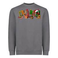 Storm Personalized Christmas Themed Heavyweight Sweatshirt - NancyCooperArtShop