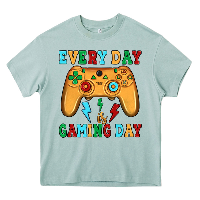 Every Day Is Gaming Day Heavy Core Tee by JahusDesignShop | Teevron