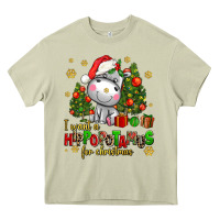 Mossy i want a hippopotamus for christmas Heavy Core Tee - AdoDesignShop