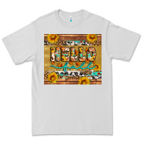 Dove Grey western hello fall tumbler Premium Tee - Artiststas