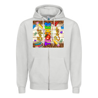 Dove Grey best teacher ever Zipper Hoodie - NancyCooperArtShop