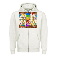 Oatmeal Heather best teacher ever Zipper Hoodie - NancyCooperArtShop
