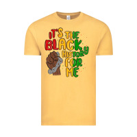 Vintage Mustard it s the black history for me Vintage Tee - MaliasSmallBusiness