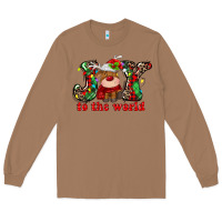 Toasted Coconut joy to the world christmas deer Long Sleeve Tee - MaliasSmallBusiness