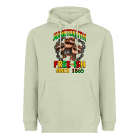 Matcha juneteenth free ish since 1865 Heavyweight Hoodie - CowGirlArtShop